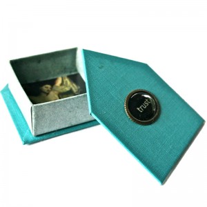 Caja de regalo personalizada colorida con forma especial para paquete de regalo promocional