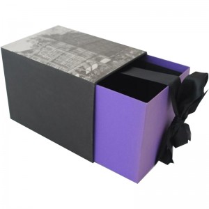 caja de regalo cosmética agradable del cajón del color modificado para requisitos particulares